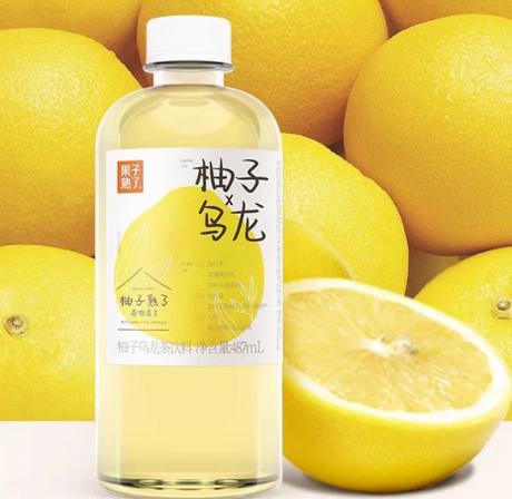 Guozi Shule Pomelo Oolong Tea – 487ml
