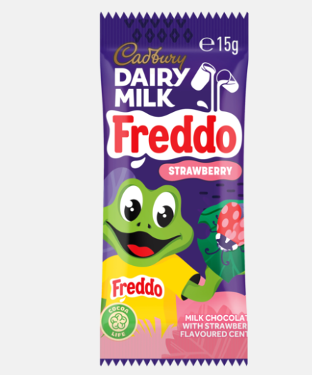 Cadbury Freddo Frog Strawberry Milk Chocolate 15g
