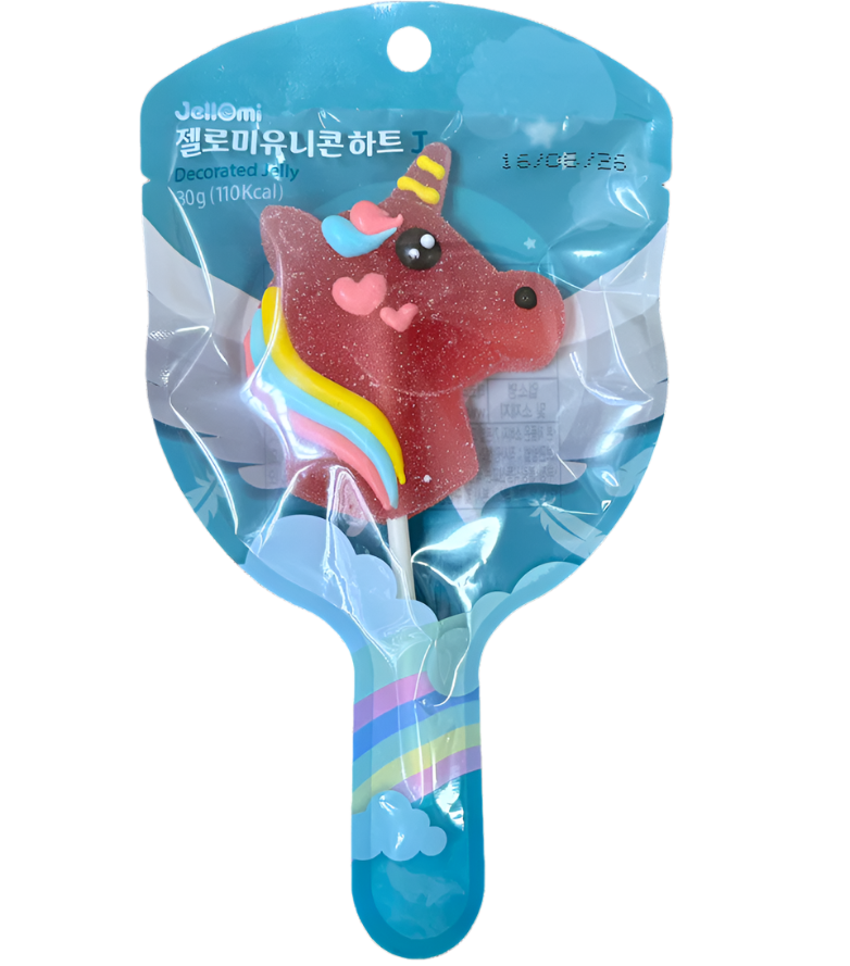 果冻棒棒糖 独角兽造型 30g