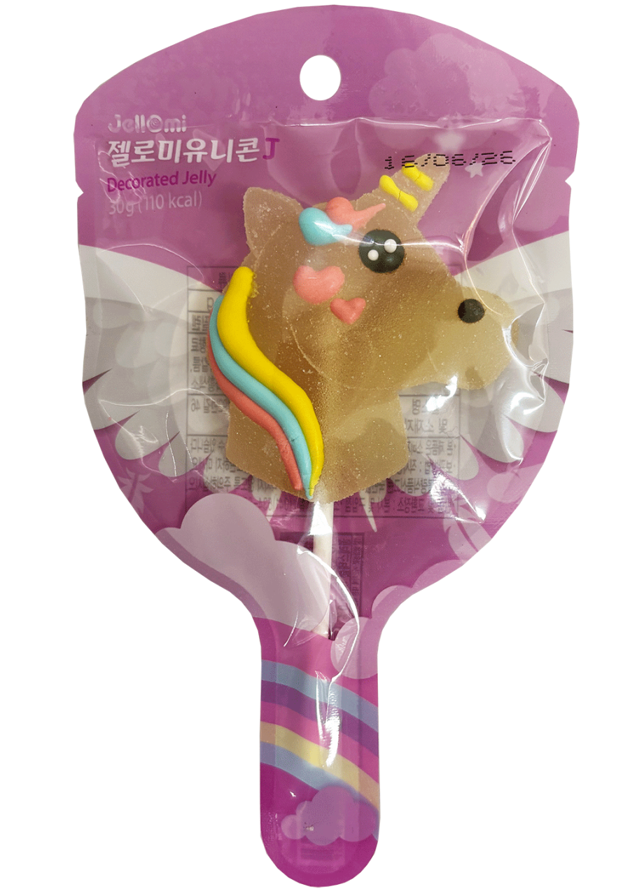 独角兽果冻棒棒糖 30g - 白色