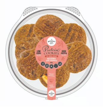 The Monday Foods Co. Brookies Chocolate & Macadamia Protein Cookies (600 g)