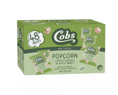 Cobs Lightly Salted & Sweet Popcorn (48 g x 13 pk)