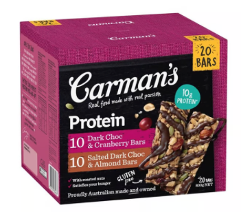 Carman's Gourmet Protein Bars (40 g x 20 pk)
