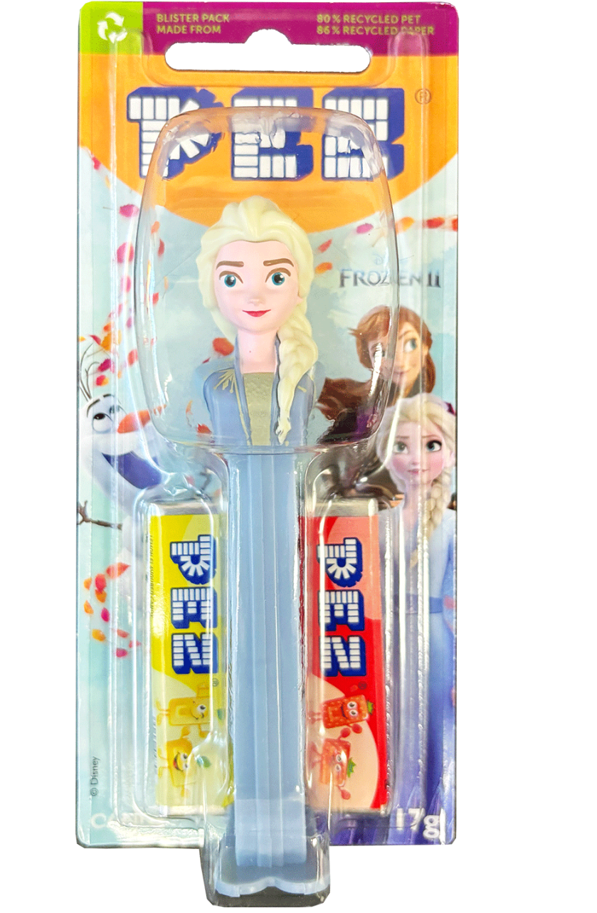 Pez Disney Frozen II Elsa Dispenser With 2 Candy Refills 17g