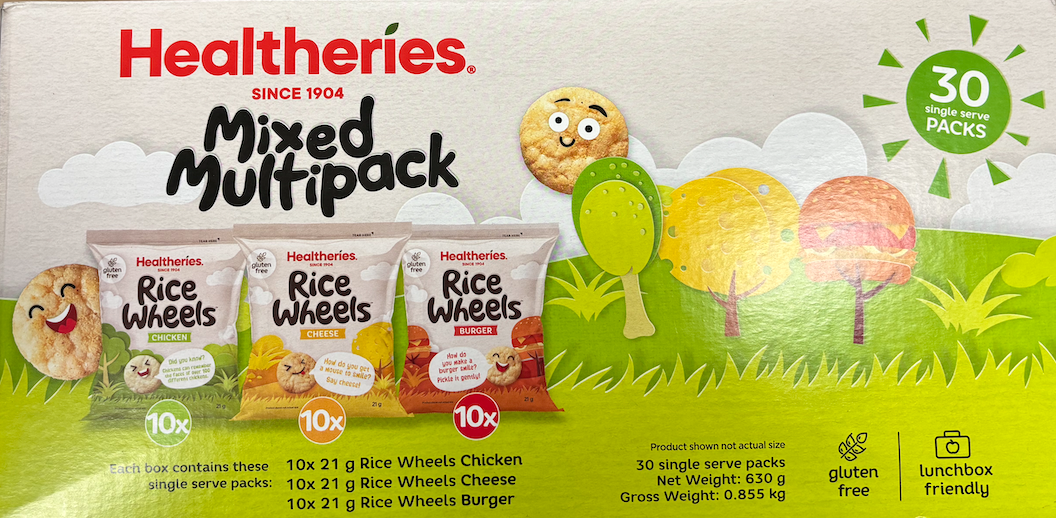 Healtheries Multipack Rice Wheels (21 g x 30 pk)