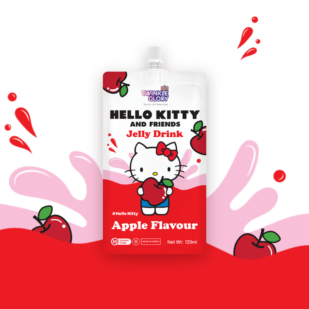 Twinkle Glory Hello Kitty Jelly Drink Apple flavour 120ml