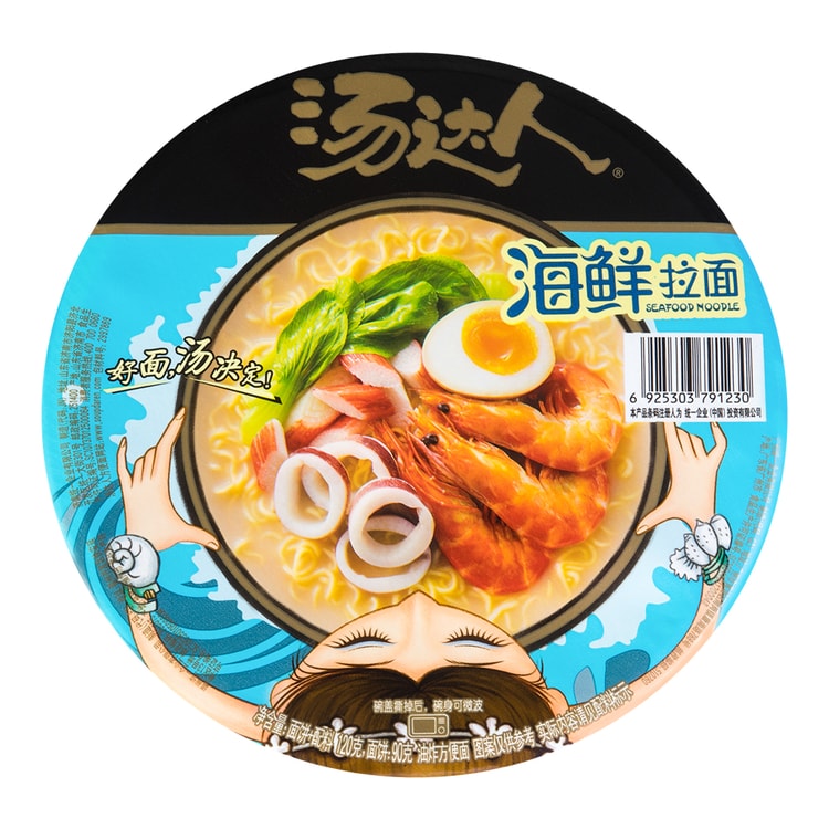 汤达人 海鲜拉面 碗装 – 120克