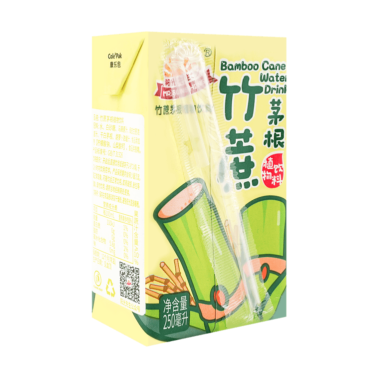 阳光先生 竹蔗水凉茶饮料 250毫升 × 6罐装