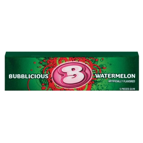 Bubblicious Gum Watermelon 40g -5 Pieces