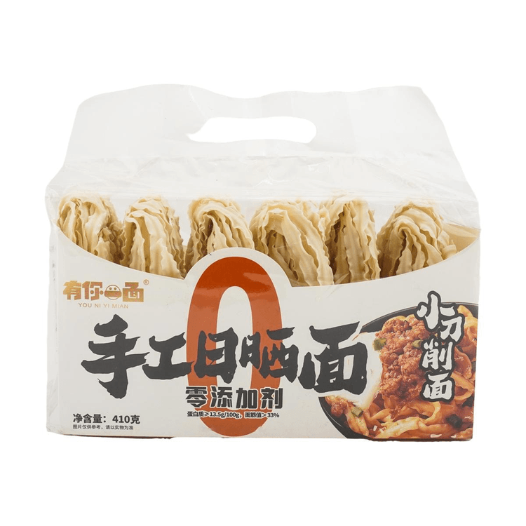 有你一面 手工日晒面 小刀削面 – 410克