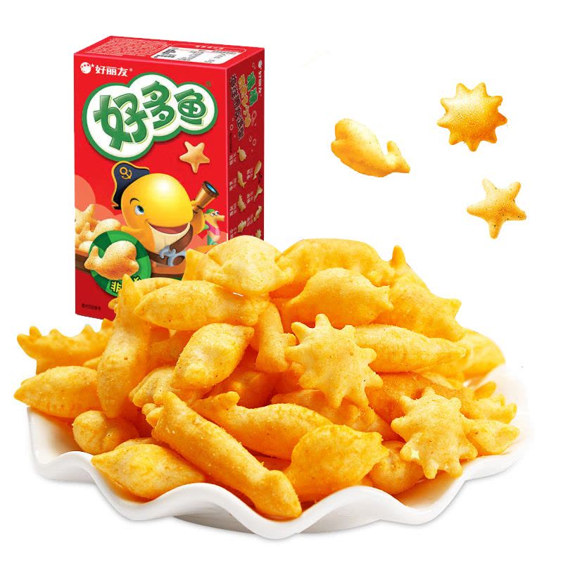 Orion Tasty Fish-shaped Tomato Flavor Baked Potato Chips 33g