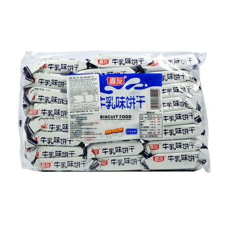 嘉友 牛乳味饼干 24小包 19.5克每包