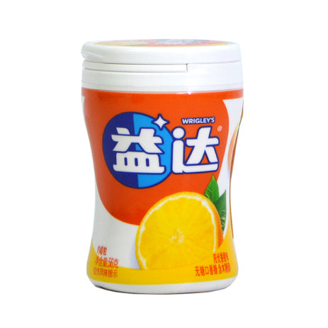 益达阳光香橙味薄荷无糖口香糖56克