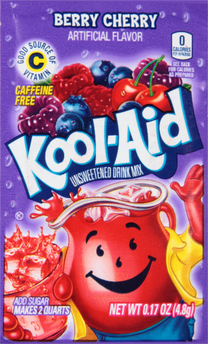 Kool-Aid Unsweetened Berry Cherry Flavour Drink Powder 4.8g