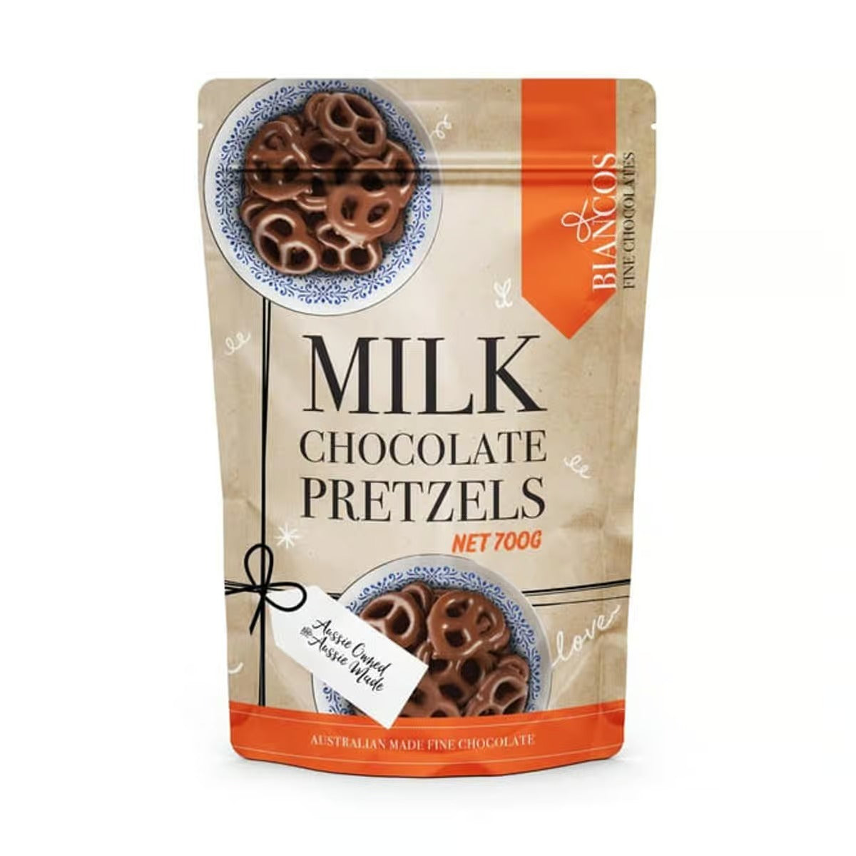 Bianco's Chocolate Pretzels (700 g)