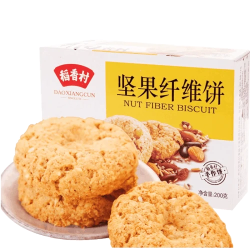 稻香村 坚果纤维饼干 200g