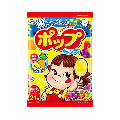 FUJIYA POP CANDY ASSORTED FRUIT FLAVOUR 20PCS