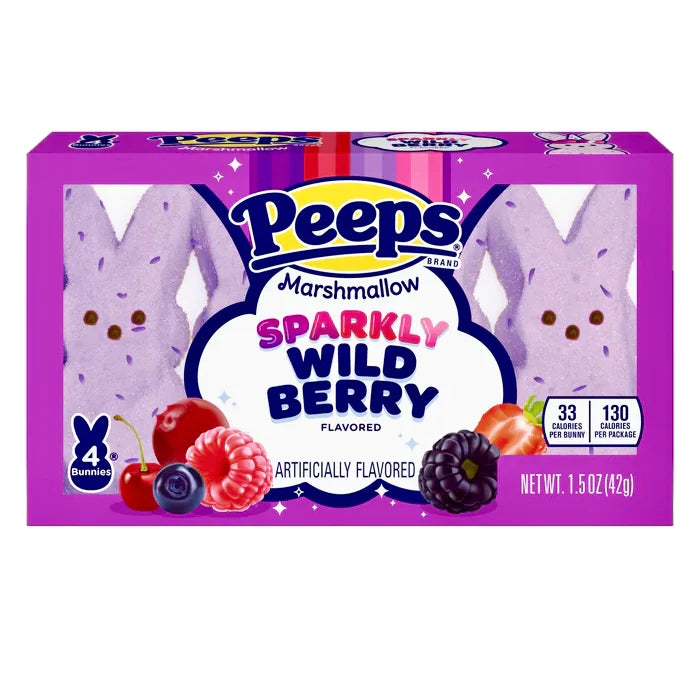 Peeps 野莓味巧克力小兔 – 4个装,43G