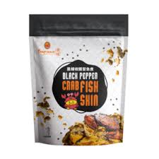 香味黑胡椒螃蟹鱼皮 70g