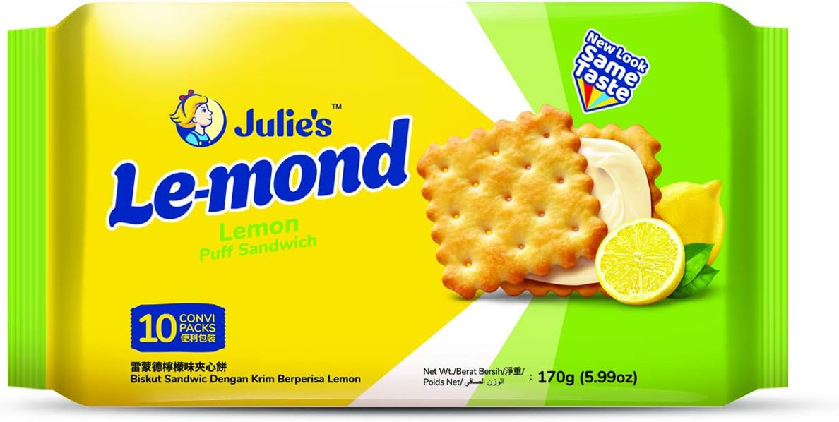 Julie's Le-mond Lemon Puff Sandwich 170g