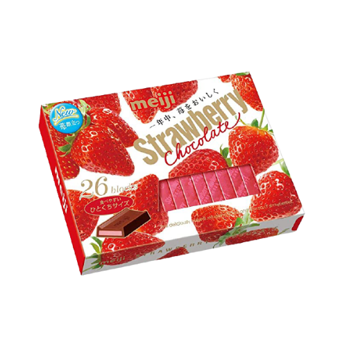 Meiji Strawberry Chocolate Box – 120g