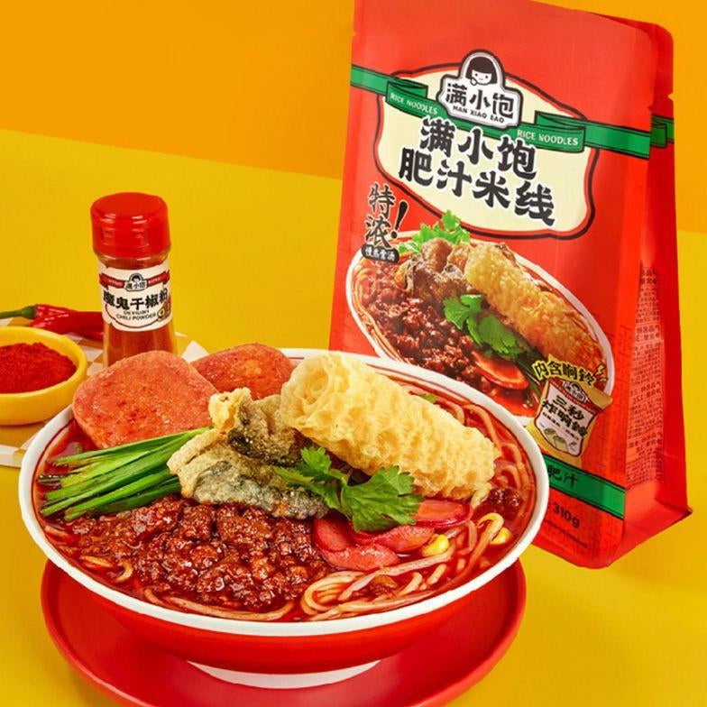 满小饱 肥汁米线 特浓炸酱骨汤 310g
