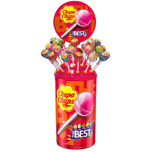 Chupa Chups 的“The Best of”棒棒糖桶 (100根)
