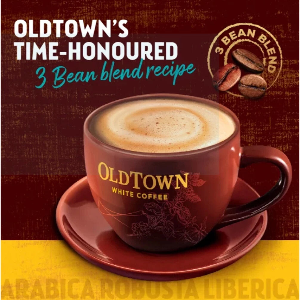 OldTown White Coffee 3-in-1 Hazelnut Instant Coffee – 15 Sticks (525g)