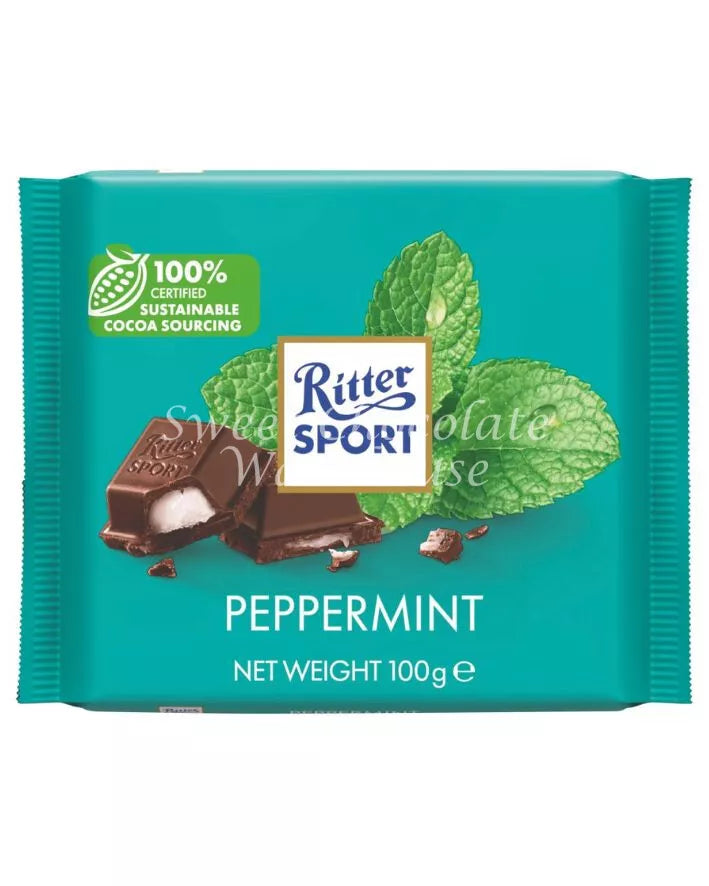 Ritter Sport 薄荷巧克力 – 100克