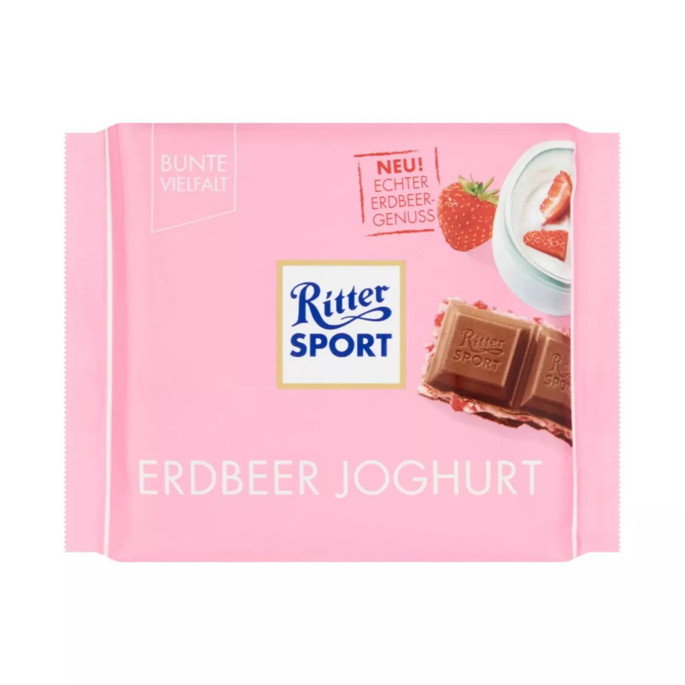 Ritter Sport 草莓酸奶巧克力 – 100克