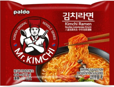 Paldo Mr. Kimchi Handmade Kimchi Ramen - 115g x 4 Packs