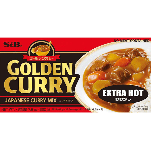 S&B Gloden Curry Japanese Curry Mix 220g- Extra Hot