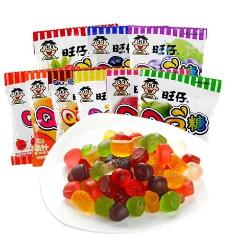 Wangzai QQ Gummy Candy Orange Flavor 70g