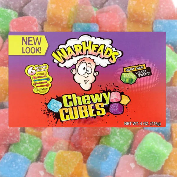 Warheads Chewy Cubes Theater Box 113g