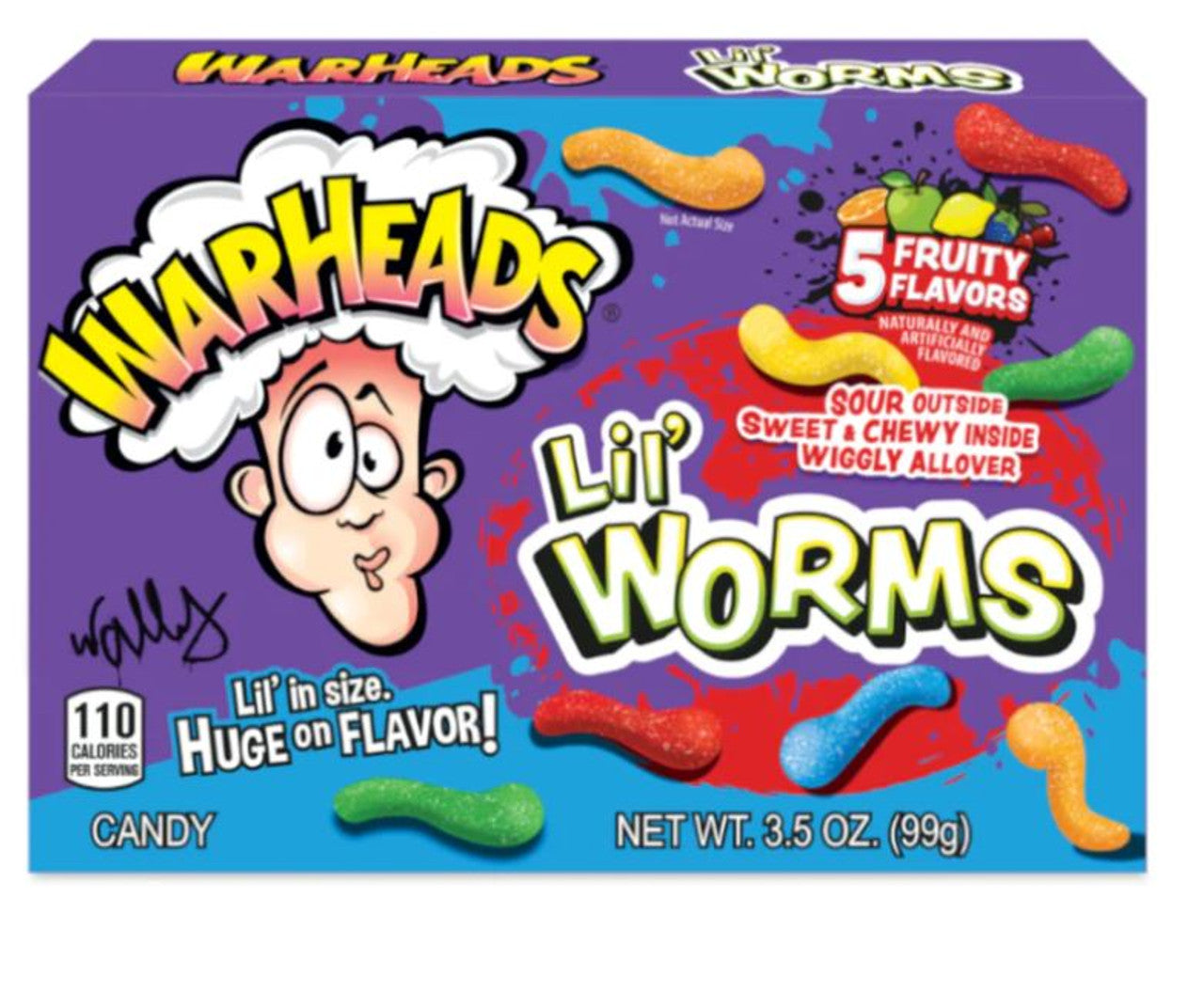 Warheads Theater Box Lil Worms 99g