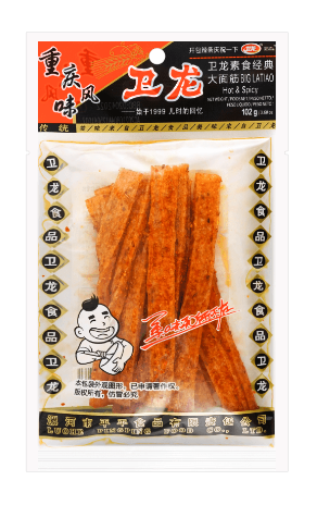 Weilong Big Latiao Spicy Strips 102g