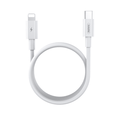 REMAX Remax 18w Fast Charging Data Cable Type C To Lightning White #RC-135L - happyinmart.com.au