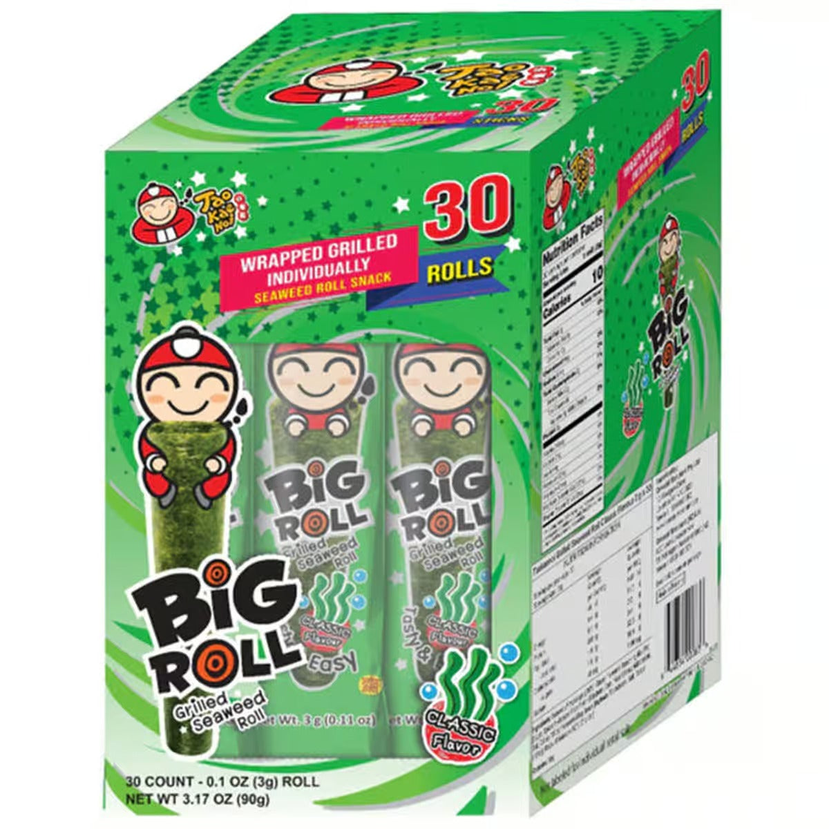 Tao Kae Noi Seaweed Rolls (3 g x 30 pk)