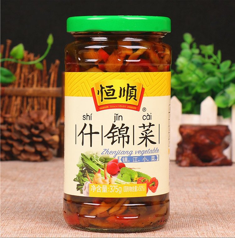 Heng Shun Pickled Vegetables Assorted Mixed 375g