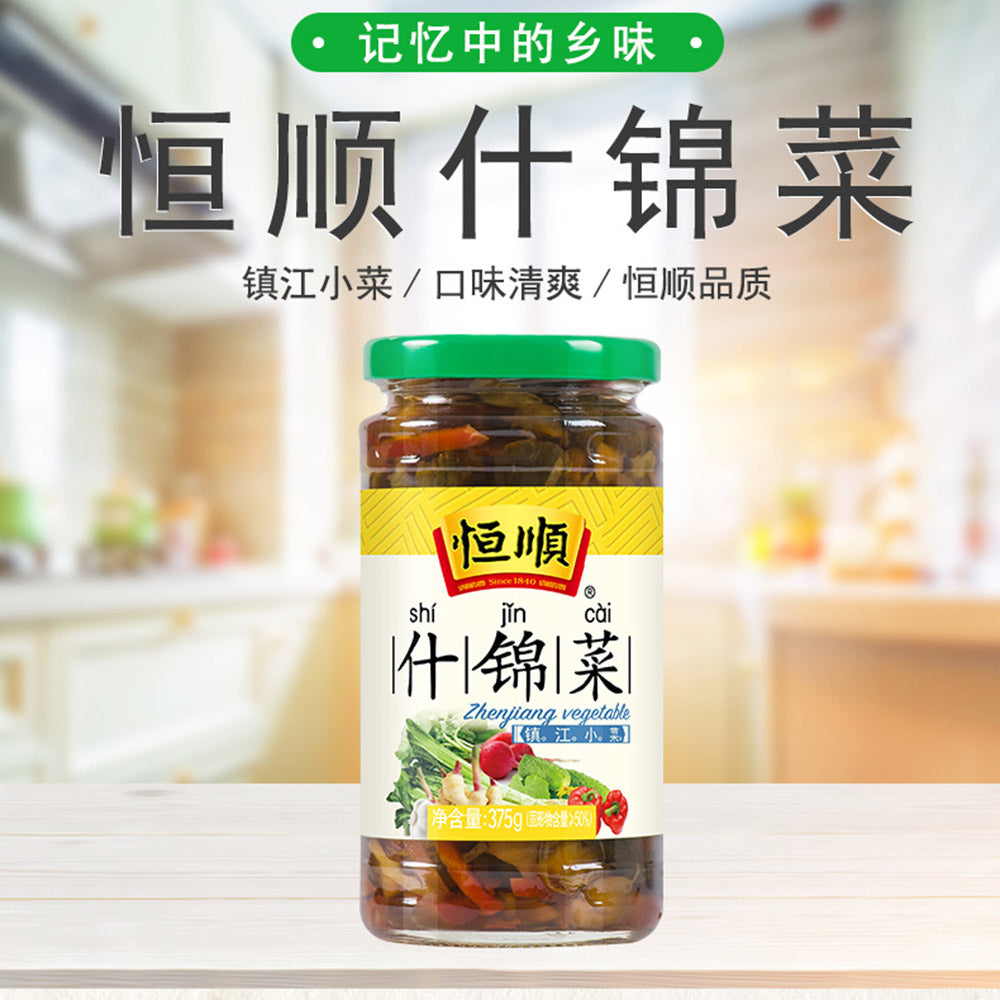 Heng Shun Pickled Vegetables Assorted Mixed 375g