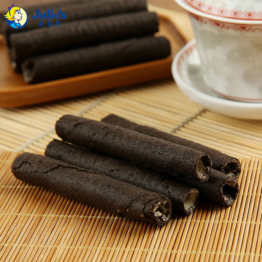 Julie's Love Letters Vanilla Cream Wafer Rolls 100g