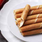 Julie's Love Letters Strawberry Cream Wafer Rolls 100g