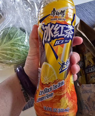 Master Kong (Kang Shi Fu) Iced Black Tea [Lemon Flavor] - 500ml