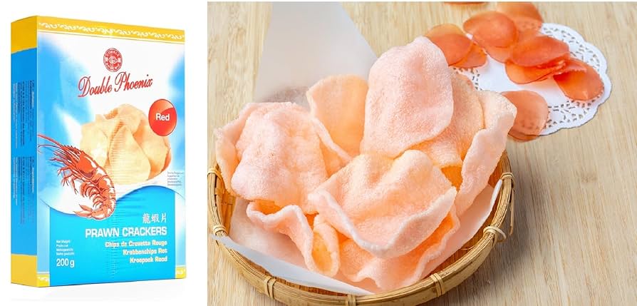Double Phoenix Red Prawn Crackers 200g