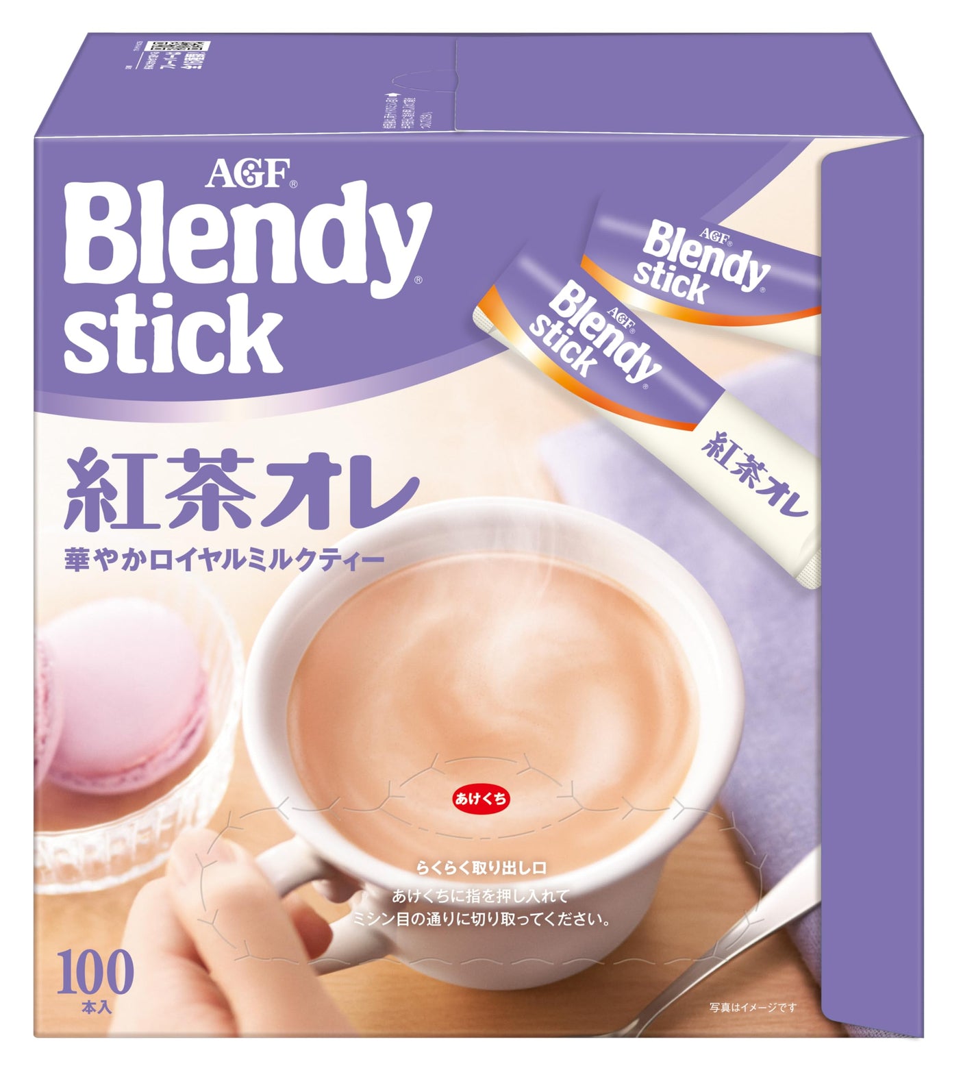 AGF Blendy Stick Royal Milk Tea [Black Tea Au Lait] - 6 Sticks