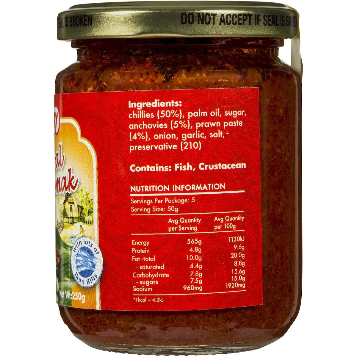 Glory Sambal Nasi Lemak 250g