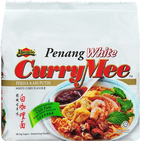 Ibumie Penang White Curry Mee (4 Pack) 420g