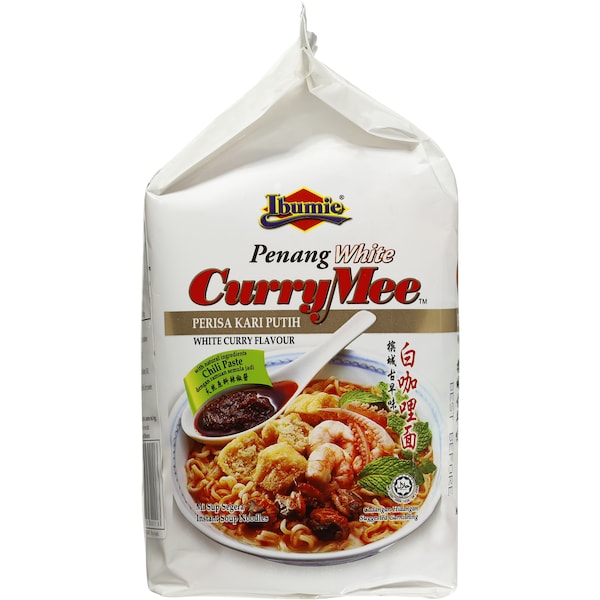Ibumie Penang White Curry Mee (4 Pack) 420g