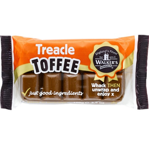 Walker's Nonsuch Treacle Toffee bar 100g x 10