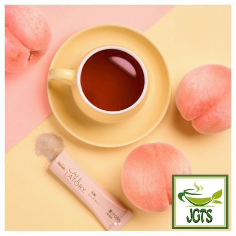 AGF Blendy Café Latory Mellow Peach Tea [7 Sticks] - High Grade Fruit Tea